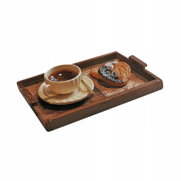 Accessori Miniatura per Casa delle Bambole Set Tè Pomeridiano Realistico