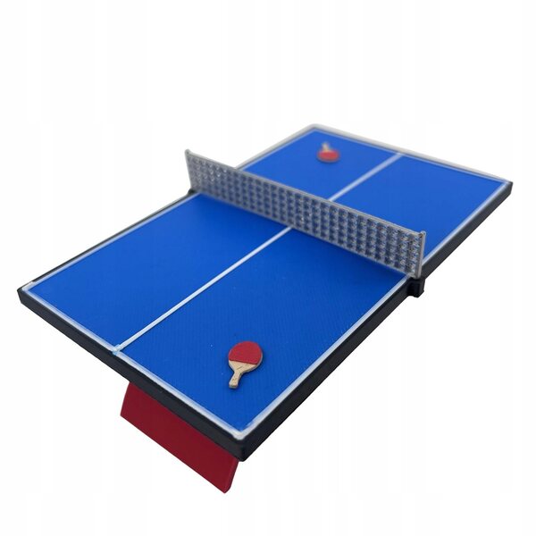 1:12 Miniatur-Mini-Tischtennisplatte für Puppenhaus und Dioramen