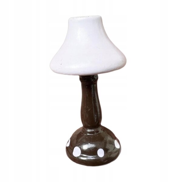 1:12 Lampa stołowa do domku dla lalek Scena życia Drewno Lampka na biurko Akcesoria dla lalek