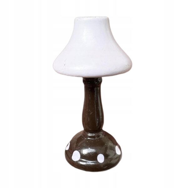 1:12 Lampa stołowa do domku dla lalek Scena życia Drewno Lampka na biurko Akcesoria dla lalek