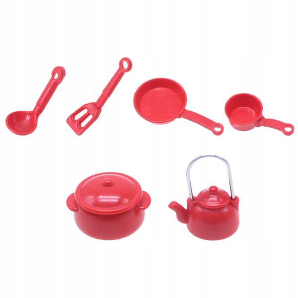 Mini utensili da cucina per casa delle bambole realistici e decorativi