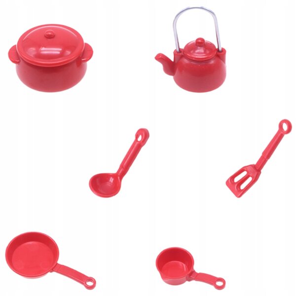 Mini utensili da cucina per casa delle bambole realistici e decorativi
