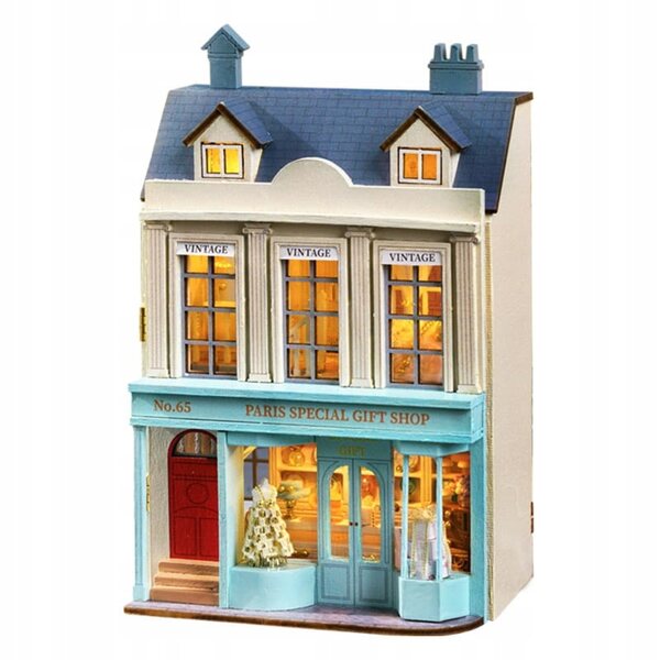 DIY-Traumhaus-Miniaturen mit Lichteffekten – Bausatz für Kinder ab 8 Jahren