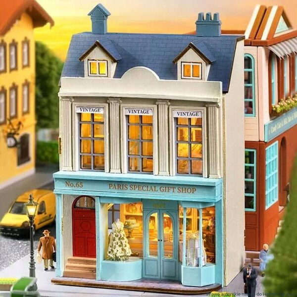DIY-Traumhaus-Miniaturen mit Lichteffekten – Bausatz für Kinder ab 8 Jahren