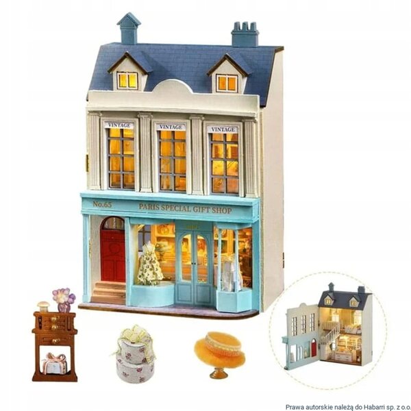 DIY-Traumhaus-Miniaturen mit Lichteffekten – Bausatz für Kinder ab 8 Jahren