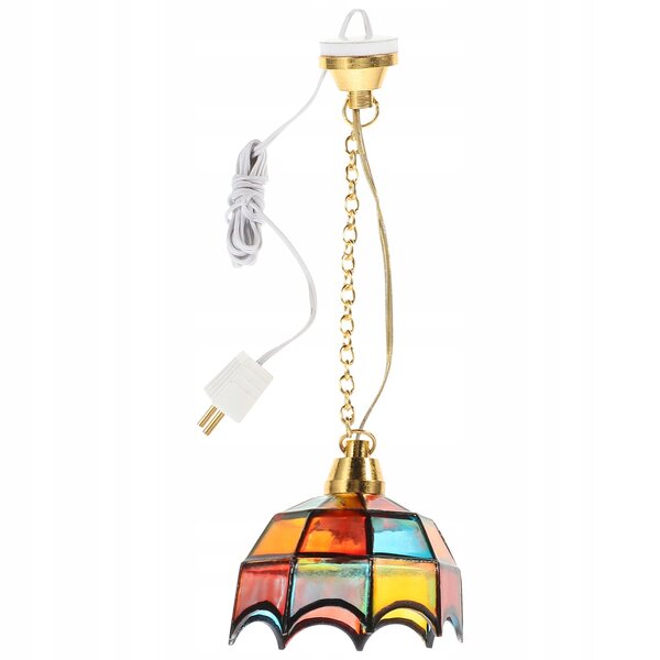 Mini Lampada Decorativa LED per Casa delle Bambole con Magnete e Nastro Autoadesivo