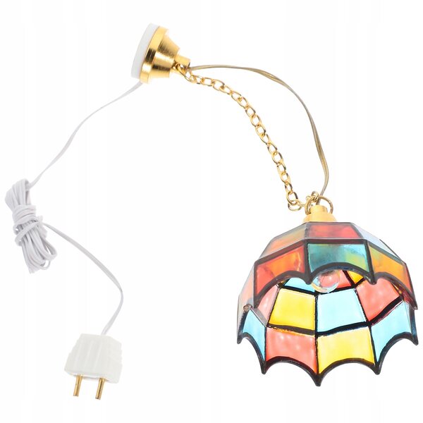 Mini Lampada Decorativa LED per Casa delle Bambole con Magnete e Nastro Autoadesivo
