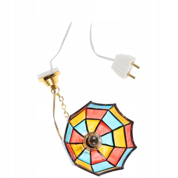 Mini Lampada Decorativa LED per Casa delle Bambole con Magnete e Nastro Autoadesivo