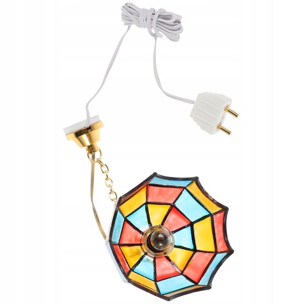 Mini Lampada Decorativa LED per Casa delle Bambole con Magnete e Nastro Autoadesivo