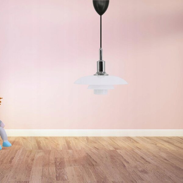 Miniatura Lampada a Batteria con Paralume per Casa delle Bambole 1:6, Argento