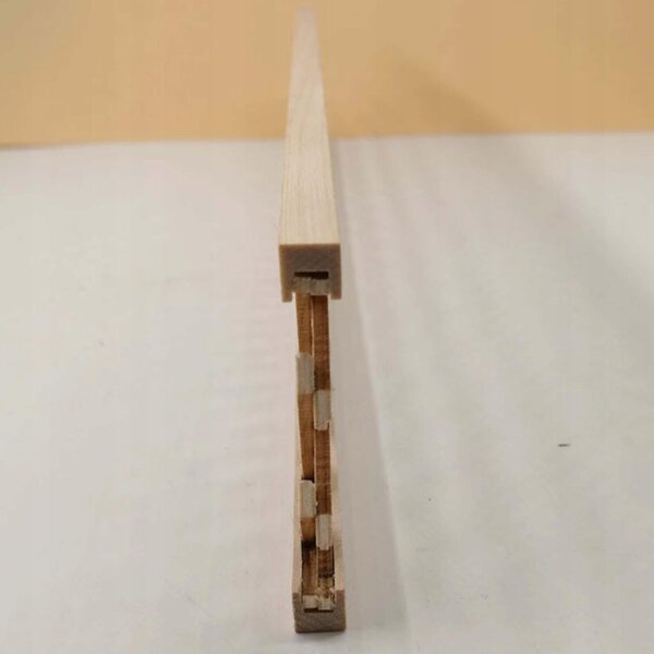 Domek dla lalek Miniatury Drewniane Guardrail Balustrada Balkon skośny pięć krat