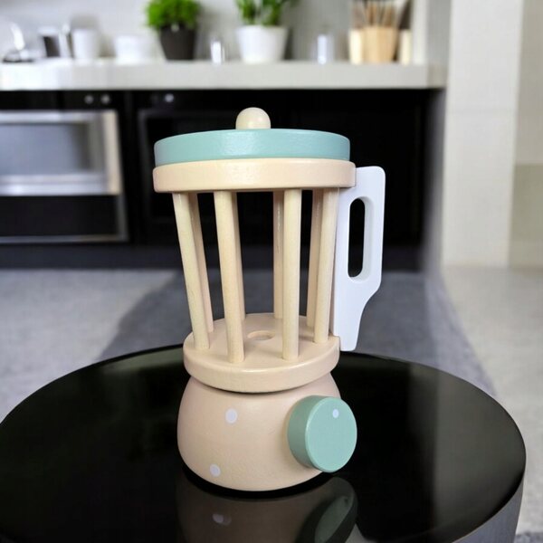 Holzküchenset für Kinder mit Zubehör und KABI My Little Juicer Mixer