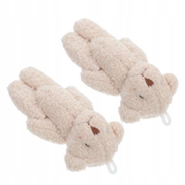 Set 2 Orsetti di Peluche Miniatura per Casa delle Bambole e Decorazioni Realistiche