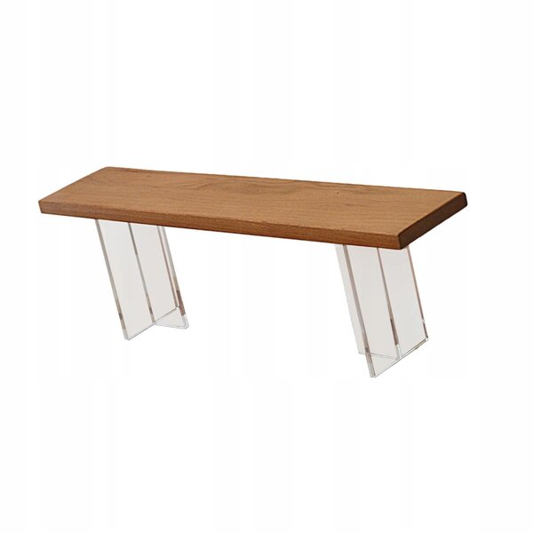 Mobili in legno per casa delle bambole scala 1:6, panca decorativa 12 pollici