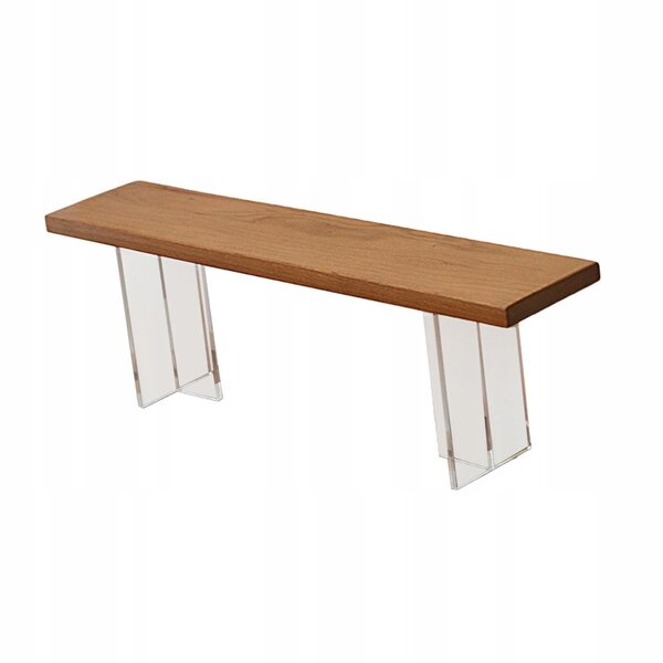 Mobili in legno per casa delle bambole scala 1:6, panca decorativa 12 pollici