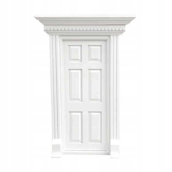 Porte in legno bianco in miniatura per la casa delle bambole e la camera dei bambini