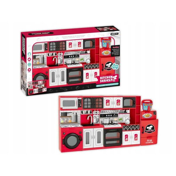 Set Mobili Cucina Giocattolo per Bambole con Accessori e Parti Mobili