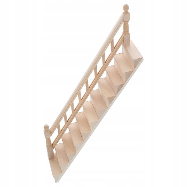 Mini Scale Scale in Legno per Casa delle Bambole con Dettagli Realistici 33x31x5,6 cm
