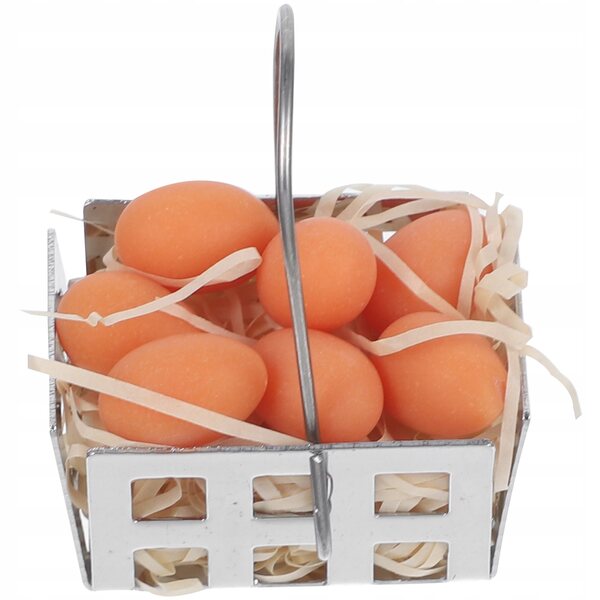 Set Mini Uova Decorative e Giocattolo per Bambini in Resina Realistica