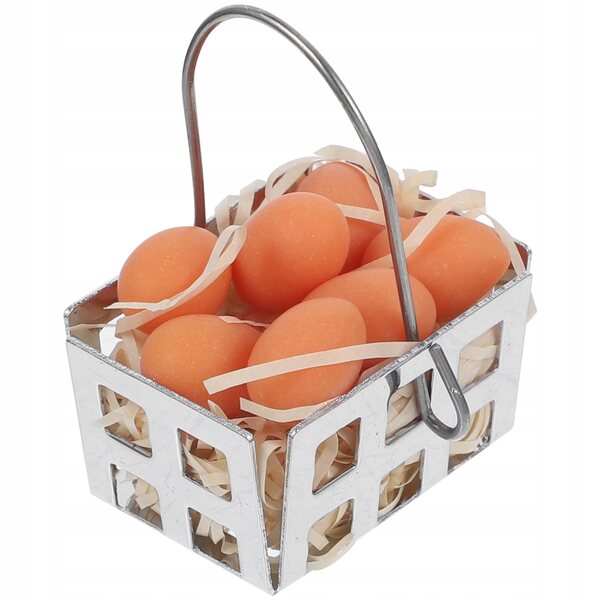 Set Mini Uova Decorative e Giocattolo per Bambini in Resina Realistica