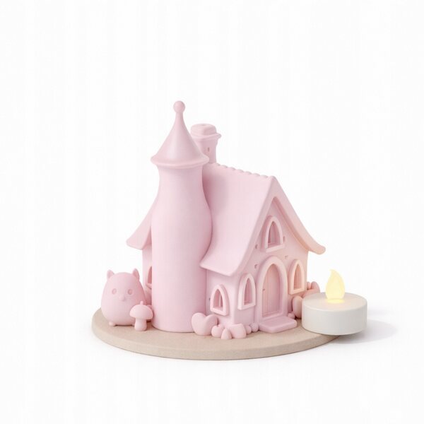 Dekoratives Mini-Märchenhaus für Diorama in verschiedenen Farben – leichtes und detailliertes Design