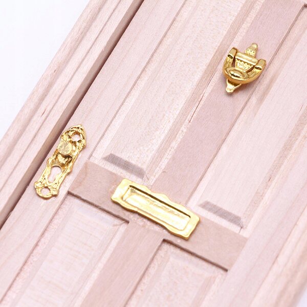 Mini Porte in Legno per Casa delle Bambole Accessori Decorativi fai-da-te