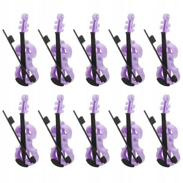 Miniatuur altvioolviolen voor poppenhuisdecoratie 10 resistente stukken