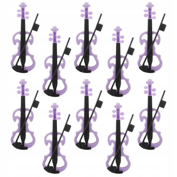 Miniatuur altvioolviolen voor poppenhuisdecoratie 10 resistente stukken