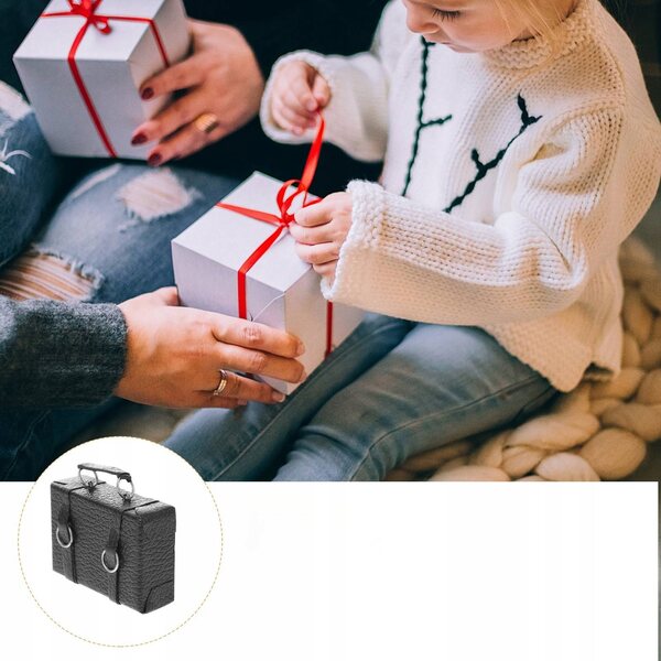 Eleganter Minikoffer für Puppenhäuser – Dekoration und sicheres Spielen