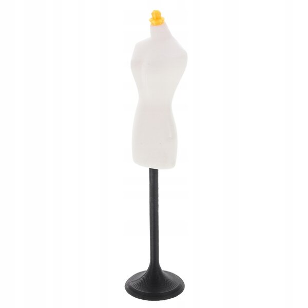 Mini Manichino Bianco per Bambole con Supporto Stabile in PLA
