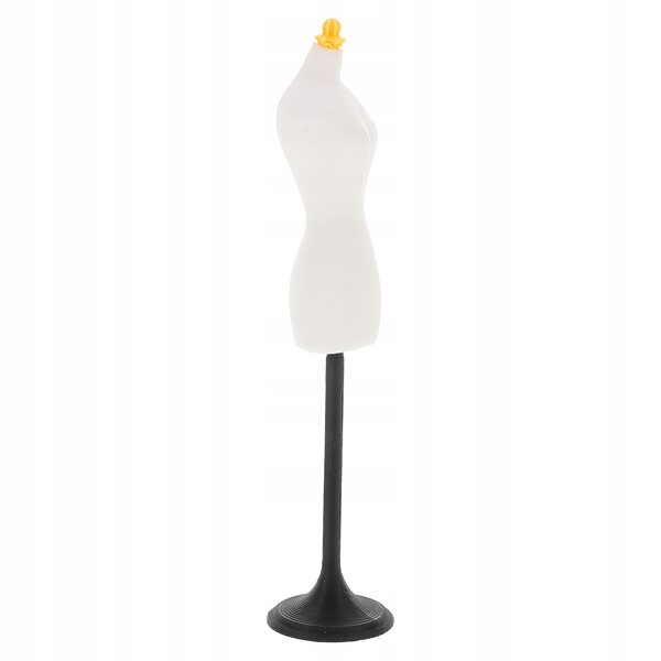 Mini Manichino Bianco per Bambole con Supporto Stabile in PLA