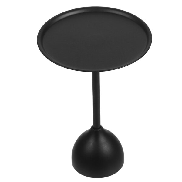 Mini tavolino da tè nero – Modello realistico di arredamento per una casa delle bambole