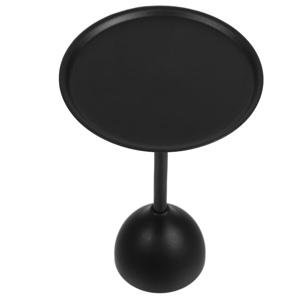 Mini tavolino da tè nero – Modello realistico di arredamento per una casa delle bambole