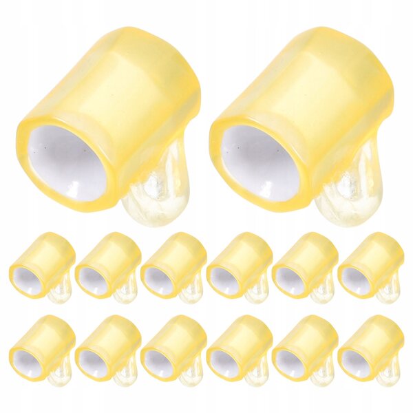 Set 20 mini boccali da birra in resina gialla per case delle bambole