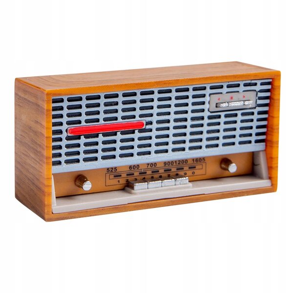 Miniatura Fonografo Vintage per Casa delle Bambole 1:6 e 1:8 in Legno