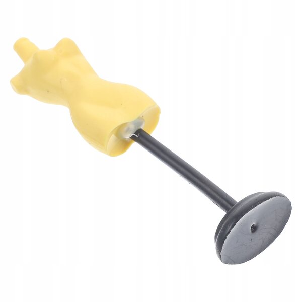 Manichino Mini Decorativo in Resina Giallo per Abiti da Bambola 8,2 cm