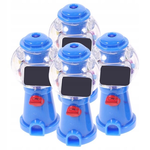 Lot de 4 mini distributeurs d'oeufs bleus, jouet éducatif pour enfants