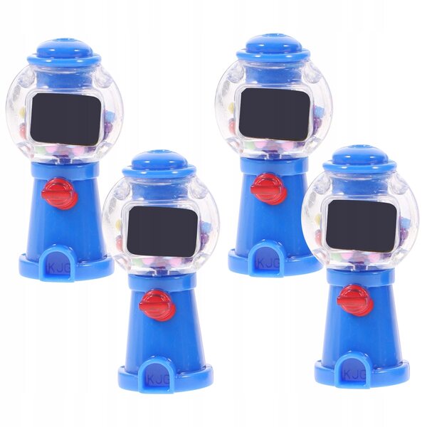 Lot de 4 mini distributeurs d'oeufs bleus, jouet éducatif pour enfants