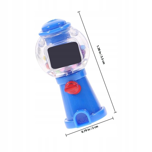 Lot de 4 mini distributeurs d'oeufs bleus, jouet éducatif pour enfants