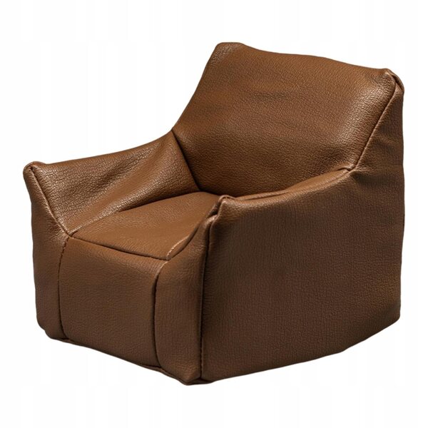Miniatura sofa per casa delle bambole 1:12 in schiuma PU marrone vintage