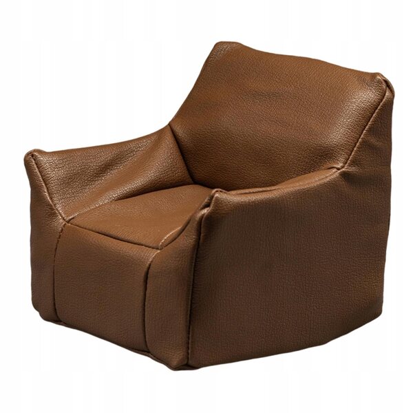 Miniatura sofa per casa delle bambole 1:12 in schiuma PU marrone vintage