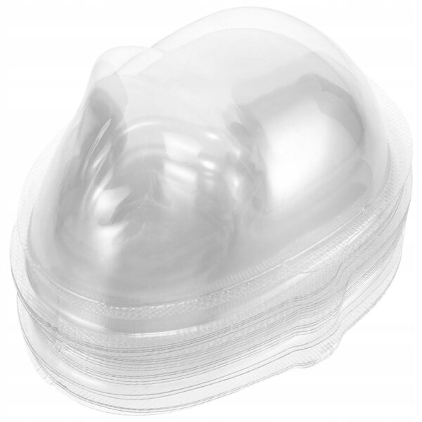 Set 20 Mascherine Protettive Trasparenti in Plastica per Bambole DIY
