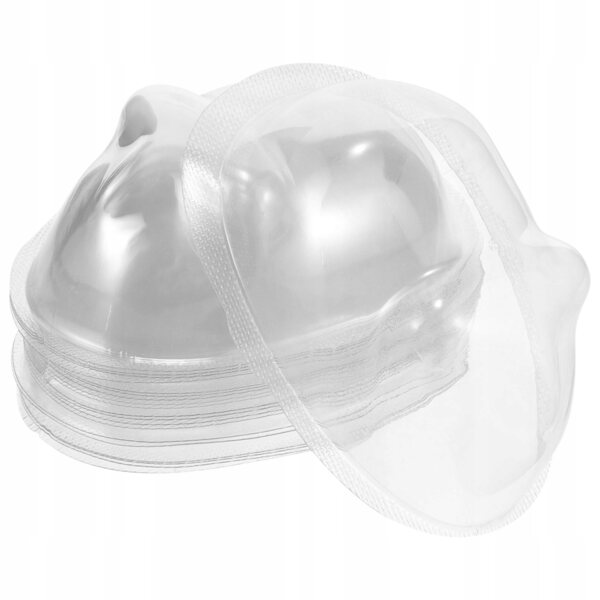 Set 20 Mascherine Protettive Trasparenti in Plastica per Bambole DIY