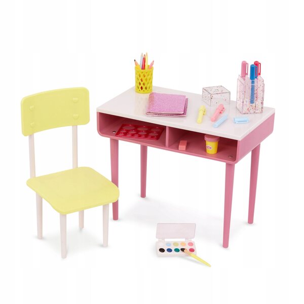 Our Generation Biurko mit Imagination Station Chair und Zubehörset für Kinder