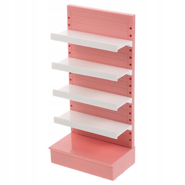 Miniatuur decoratieve plank in ABS voor poppenhuis Compact Pink