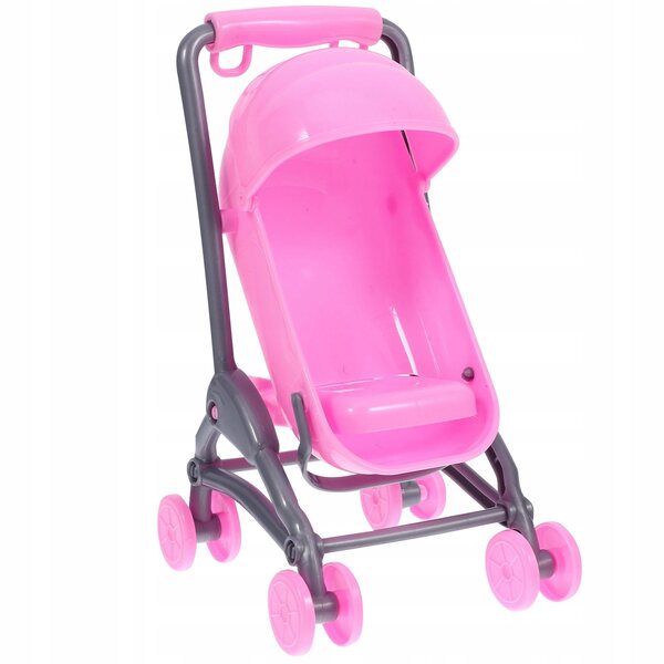 Gioco Wòzeczek per Bambole Rosa in ABS, Accessorio Realistico per Casette di Bambole