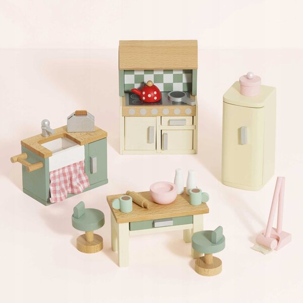 Set mit 115 Holzmöbeln für das Le Toy Van Puppenhaus – realistisch und sicher