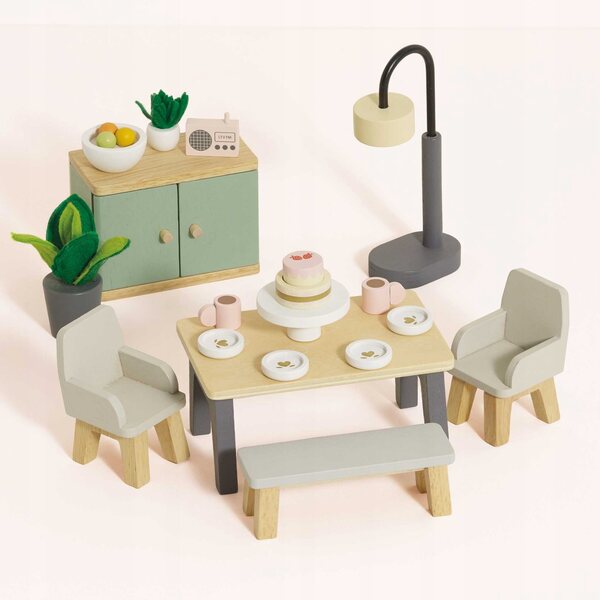 Set mit 115 Holzmöbeln für das Le Toy Van Puppenhaus – realistisch und sicher
