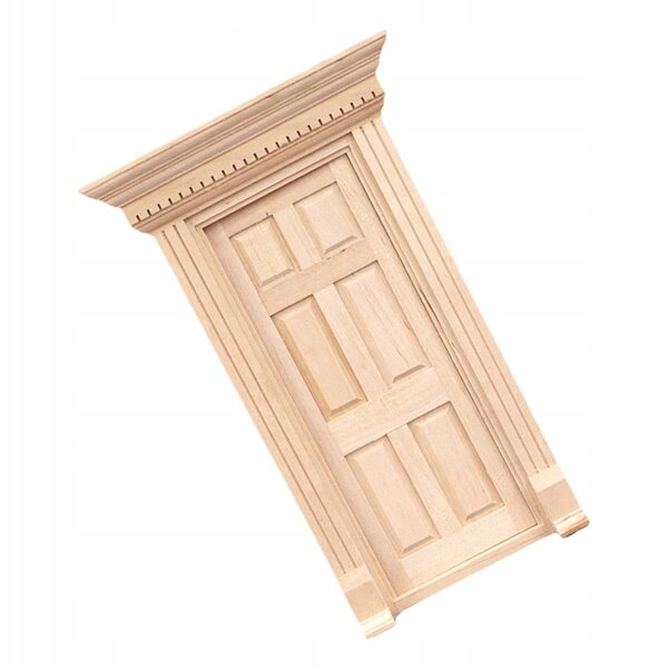 Miniatur-Haustürdekoration aus Holz, elegantes und langlebiges Design