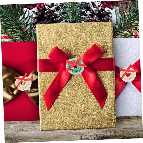 Ghirlande Natalizie Miniature 15pz Garneck in Sisal Colorate per Decorazioni Festive
